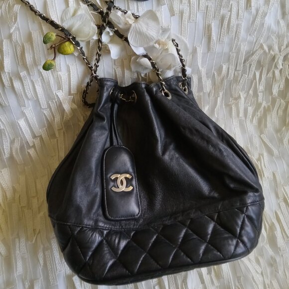 CHANEL Handbags - 80's CHANEL Bucket Bag